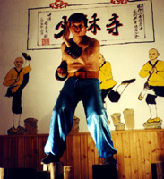Chiu Chi Ling entrenando