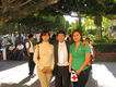 El Gran Maestro Dr. Chiu Chi Ling, muy bién acompañado juntos a la Lic. Adriana Mendoza y Luz Ma. Garay.