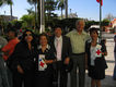 La presidenta de la Cruz Roja de Cuautla y el comité junto al Gran Maestro Dr. Chiu Chi Ling.